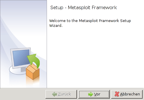 Metasploit Installation: Greeting Screen
